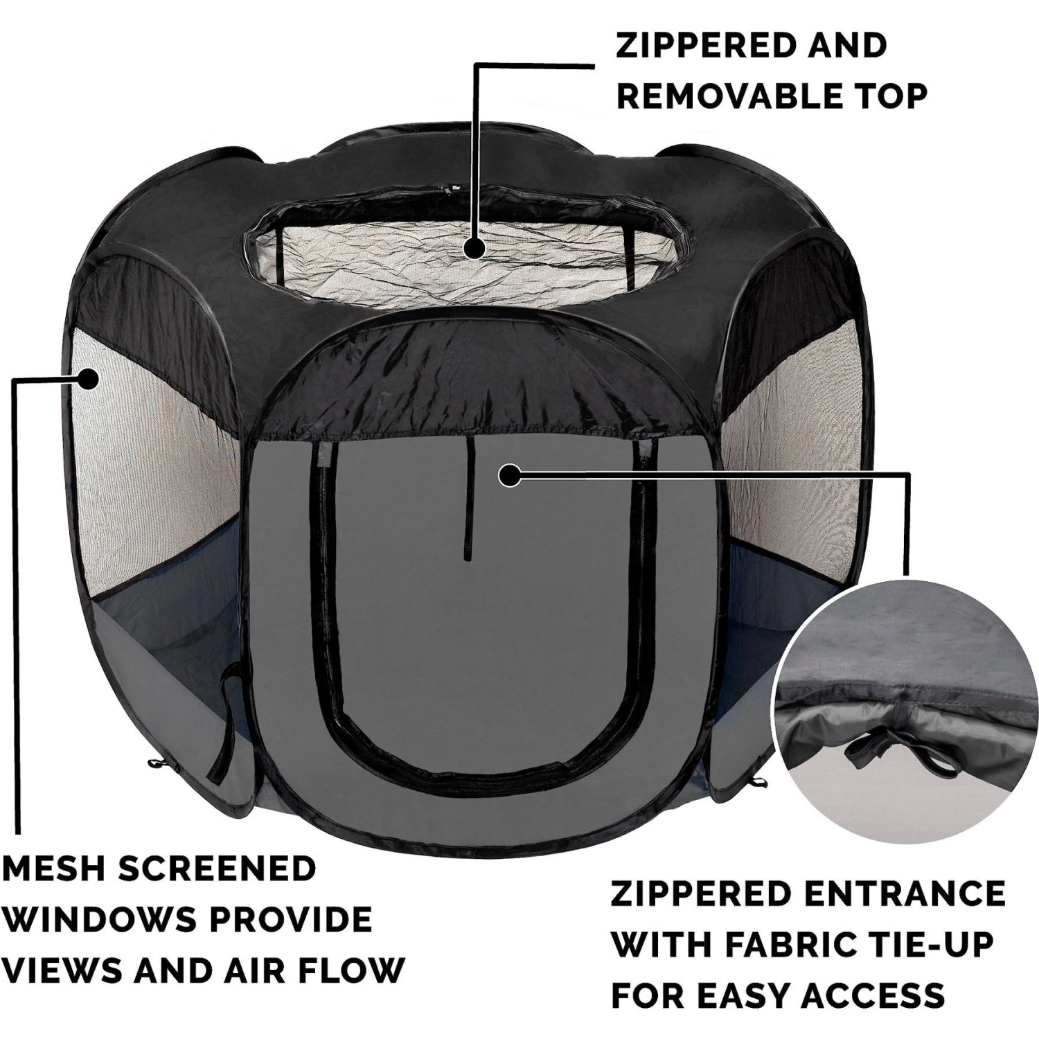 FurHaven Soft-sided Dog & Cat Playpen 5 FurHaven Soft-sided Dog & Cat Playpen - Image 5