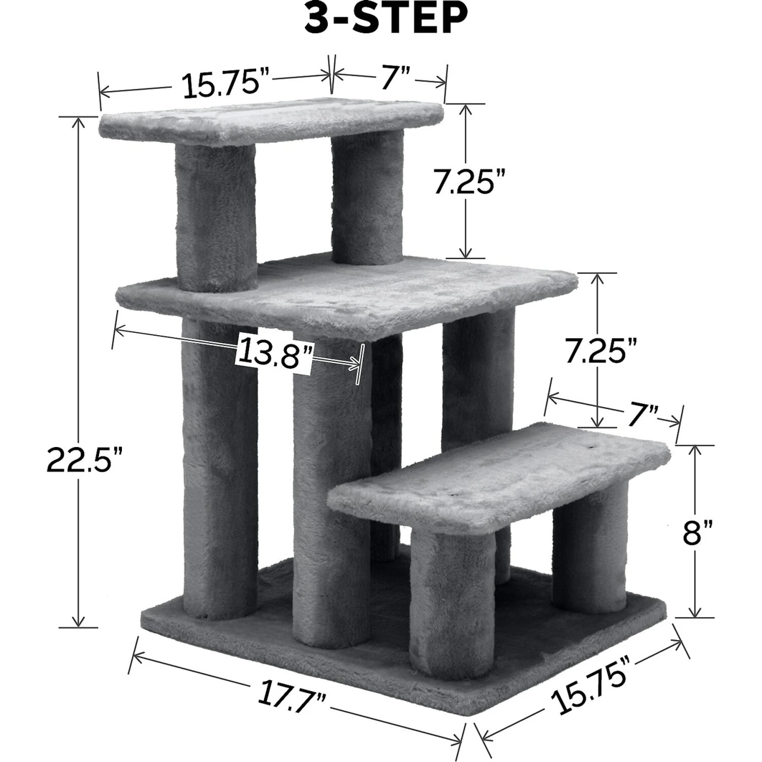 FurHaven Steady Paws Cat & Dog Stairs 4 FurHaven Steady Paws Cat & Dog Stairs - Image 4