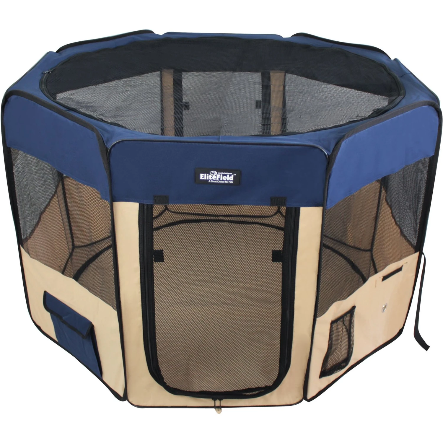 EliteField 2-Door Soft-Sided Dog & Cat Playpen 2 EliteField 2-Door Soft-Sided Dog & Cat Playpen - Image 2