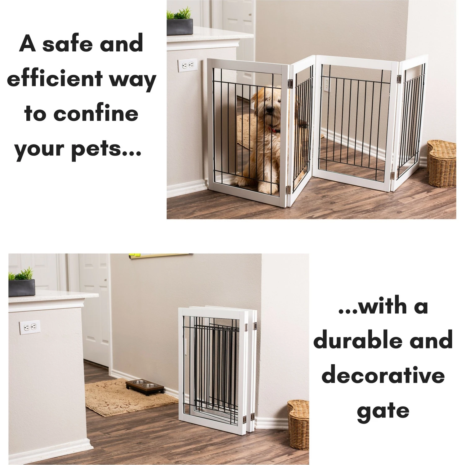 Internet's Best Traditional Wire Dog Gate, 30-in 3 Internet's Best Traditional Wire Dog Gate, 30-in - Image 3