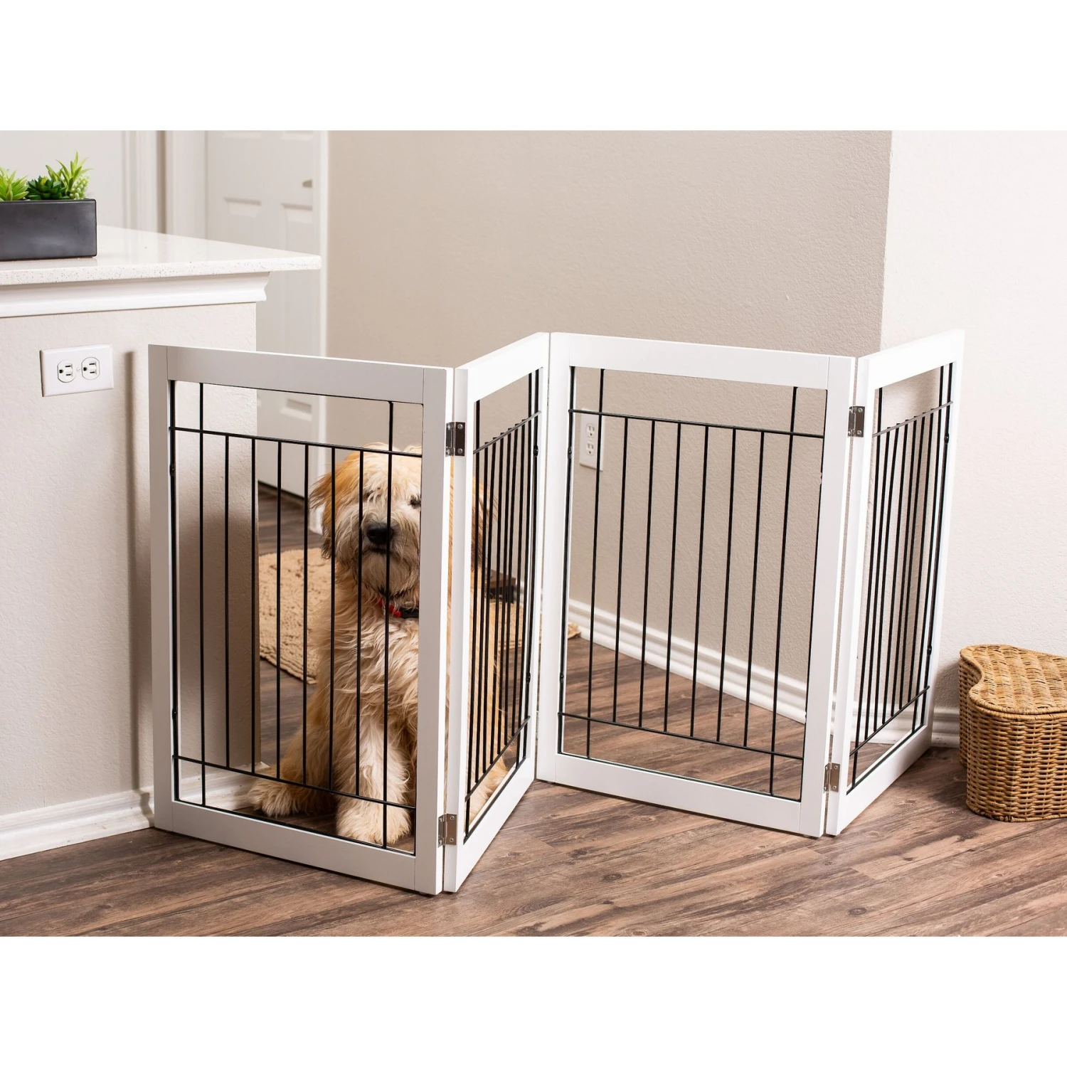 Internet's Best Traditional Wire Dog Gate, 30-in 7 Internet's Best Traditional Wire Dog Gate, 30-in - Image 7