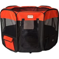 Armarkat Model PP002R Portable Soft-sided Dog & Cat Playpen, Black & Red -Pet Care Sales 200779 PT4. AC SS1800 V1627689737