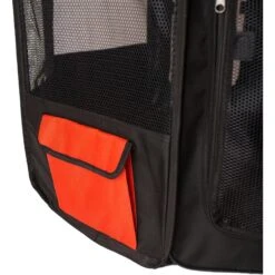 Armarkat Model PP002R Portable Soft-sided Dog & Cat Playpen, Black & Red -Pet Care Sales 200779 PT8. AC SS1800 V1627688178