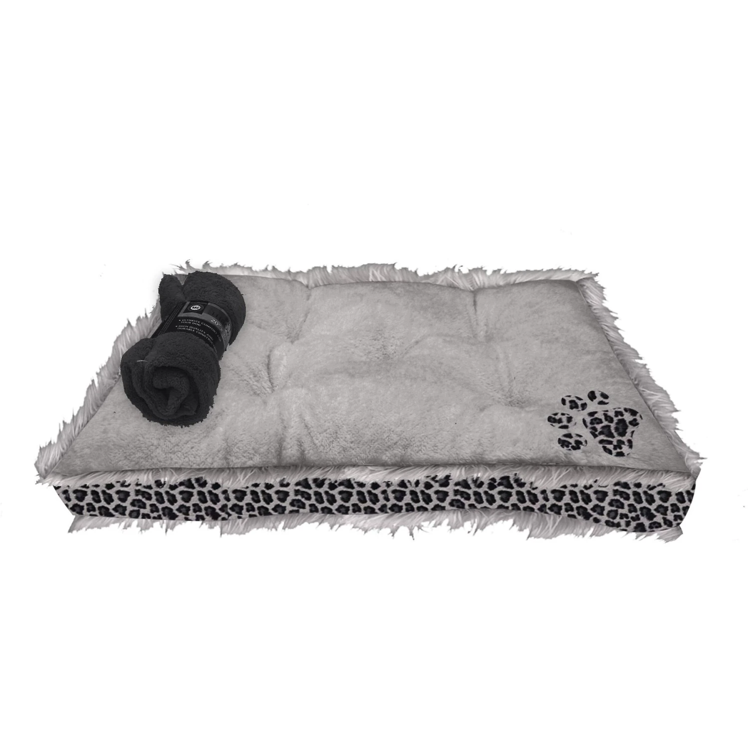 Dr. Gabby Wild Blanket & Leopard Print Dog Crate Mat 1 Dr. Gabby Wild Blanket & Leopard Print Dog Crate Mat