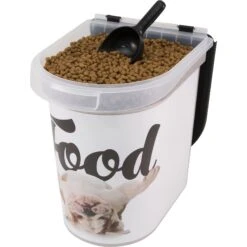 Paw Prints Bulldog Pet Food Storage Container, 26-lb -Pet Care Sales 206532 PT6. AC SS1800 V1571924359