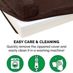 FurHaven Chaise Lounge Memory Top Cat & Dog Bed With Removable Cover -Pet Care Sales 206599 PT6. AC SS1800 V1585666371