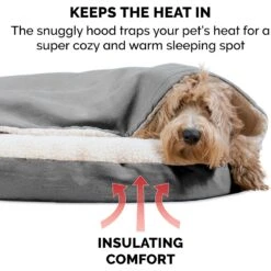 FurHaven Faux Sheepskin Snuggery Orthopedic Cat & Dog Bed With Removable Cover -Pet Care Sales 206669 PT6. AC SS1800 V1627609607