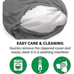 FurHaven Plush Ball Pillow Dog Bed With Removable Cover 17 FurHaven Plush Ball Pillow Dog Bed With Removable Cover -Pet Care Sales 206757 PT8. AC SS1800 V1617153123