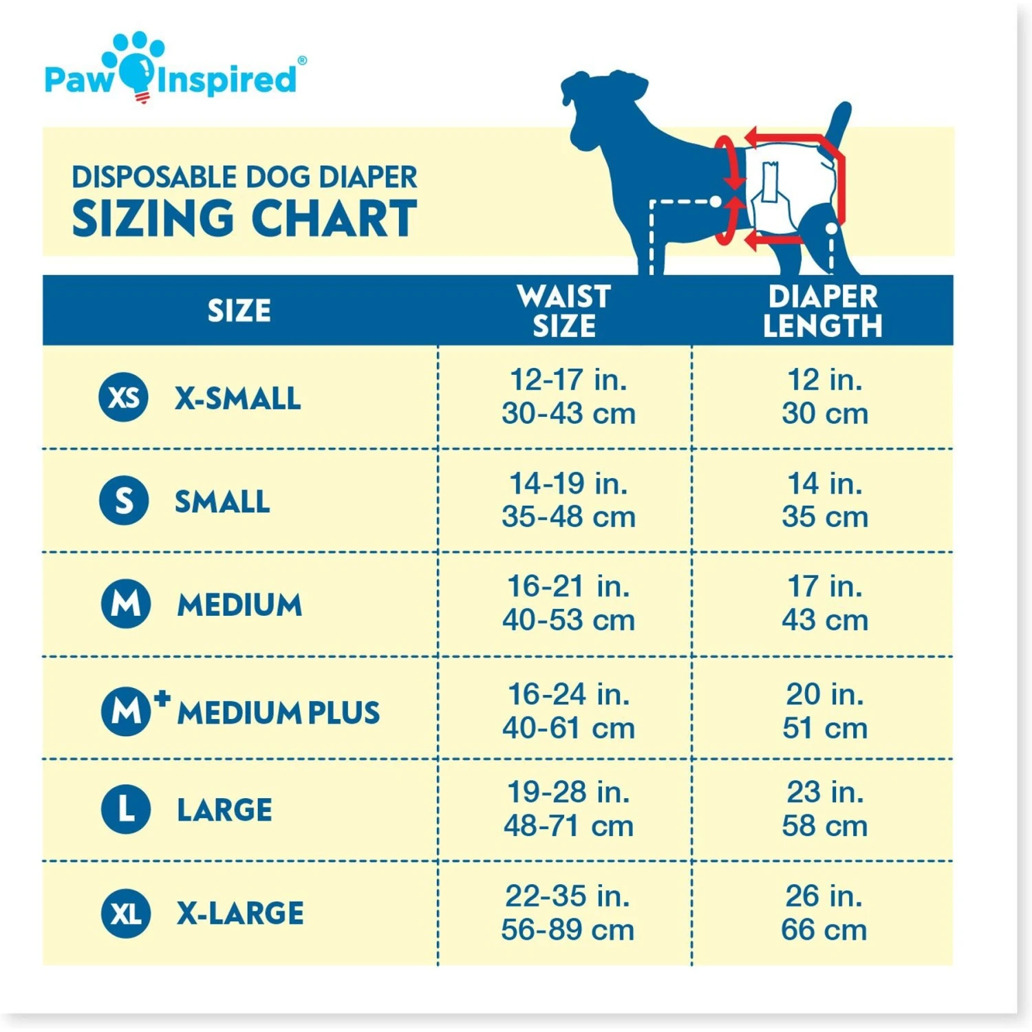 Paw Inspired Disposable Female Dog Diapers 5 Paw Inspired Disposable Female Dog Diapers - Image 5