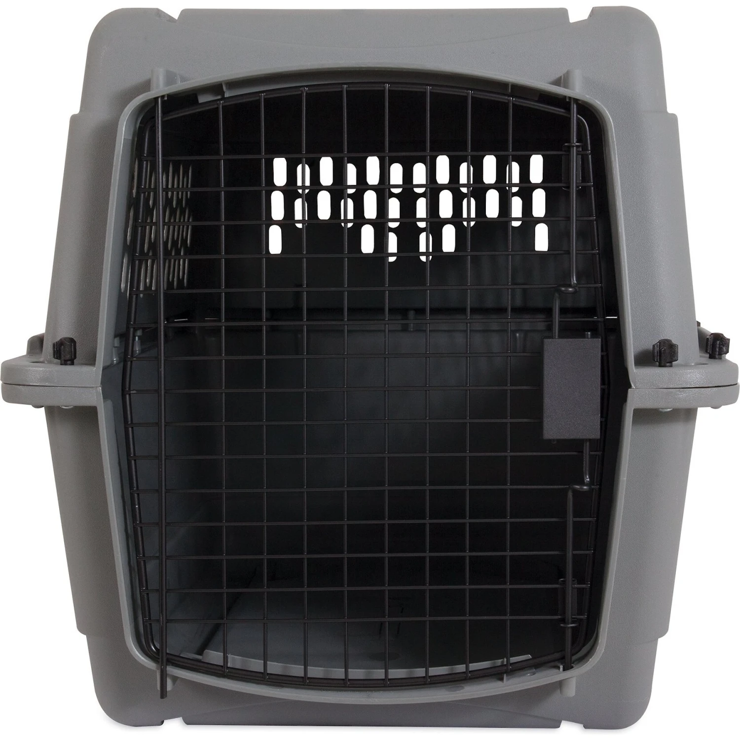 Aspen Pet Traditional Dog & Cat Carrier, Light Gray 2 Aspen Pet Traditional Dog & Cat Carrier, Light Gray - Image 2