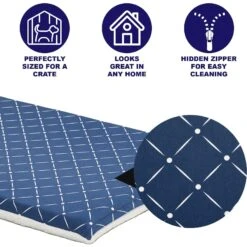 MidWest QuietTime Couture Paxton Reversible Dog Crate Mat 6 MidWest QuietTime Couture Paxton Reversible Dog Crate Mat -Pet Care Sales 212985 PT2. AC SS1800 V1576084734