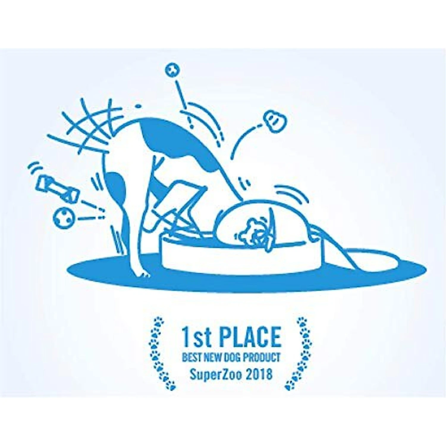 IFetch IDig Go Dog Toy, Blue 6 IFetch IDig Go Dog Toy, Blue - Image 6