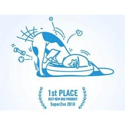 IFetch IDig Stay Dog Toy, Blue -Pet Care Sales 213250 PT6. AC SS1800 V1575486214