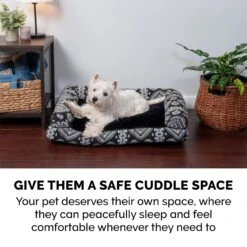 FurHaven Southwest Kilim Bolster Cat & Dog Bed -Pet Care Sales 213485 PT5. AC SS1800 V1586539341