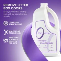 Zero Odor Litter Spray & Pet Odor Eliminator, 64-oz Bottle 11 Zero Odor Litter Spray & Pet Odor Eliminator, 64-oz Bottle -Pet Care Sales 214708 PT2. AC SS1800 V1661830854