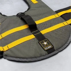 US ARMY Dog Life Vest, Dark Camo -Pet Care Sales 215074 PT2. AC SS1800 V1592841953