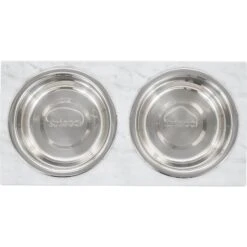 Frisco Marble Print Stainless Steel Double Elevated Dog Bowl 9 Frisco Marble Print Stainless Steel Double Elevated Dog Bowl -Pet Care Sales 216017 PT3. AC SS1800 V1591020397