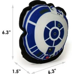 Buckle-Down Star Wars R2D2 Droid Squeaky Plush Dog Toy -Pet Care Sales 216324 PT4. AC SS1800 V1649937404