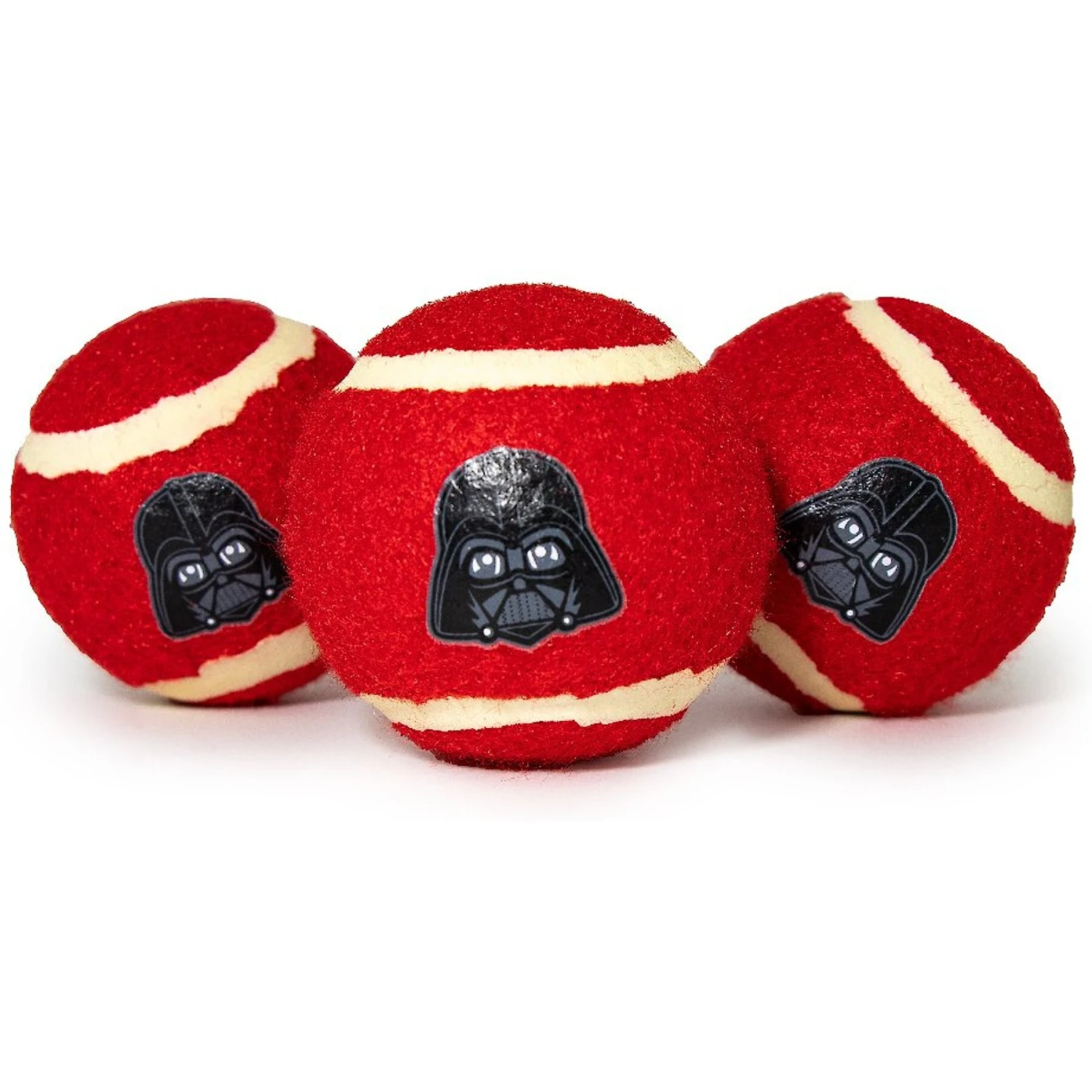 Buckle-Down Star Wars Darth Vader Squeaky Tennis Ball Dog Toy, 3-Pack 1 Buckle-Down Star Wars Darth Vader Squeaky Tennis Ball Dog Toy, 3-Pack