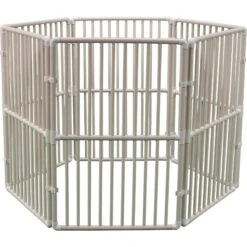 Cardinal Gates Portable Outdoor Dog Pen, White -Pet Care Sales 217352 PT2. AC SS1800 V1580827976