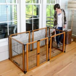 Cardinal Gates Perfect Fit Wire Dog Pen, Brown -Pet Care Sales 217354 PT2. AC SS1800 V1580830145