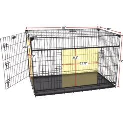 Lucky Dog Sliding Double Door Wire Dog Crate 11 Lucky Dog Sliding Double Door Wire Dog Crate -Pet Care Sales 217625 PT2. AC SS1800 V1585762884