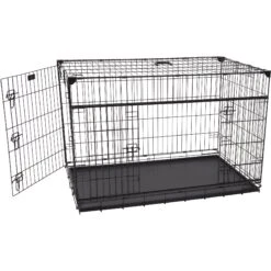 Lucky Dog Sliding Double Door Wire Dog Crate 14 Lucky Dog Sliding Double Door Wire Dog Crate -Pet Care Sales 217625 PT5. AC SS1800 V1585762858