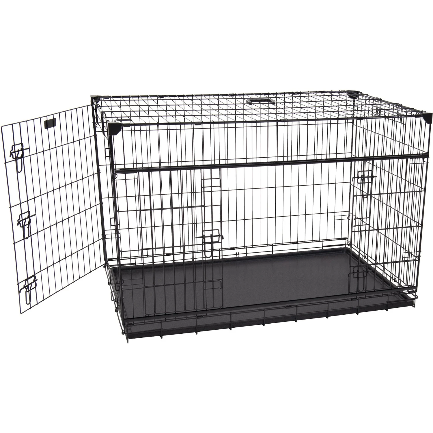 Lucky Dog Sliding Double Door Wire Dog Crate 6 Lucky Dog Sliding Double Door Wire Dog Crate - Image 6