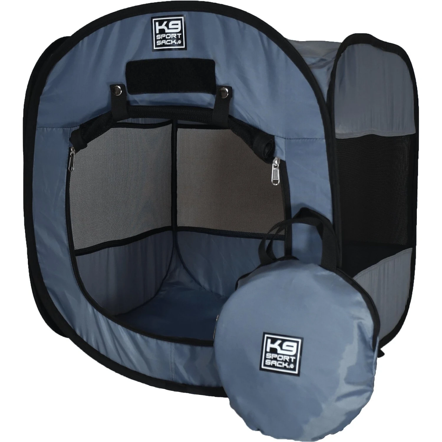 K9 Sport Sack Kennel Pop-Up Dog & Cat Tent, Grey 1 K9 Sport Sack Kennel Pop-Up Dog & Cat Tent, Grey