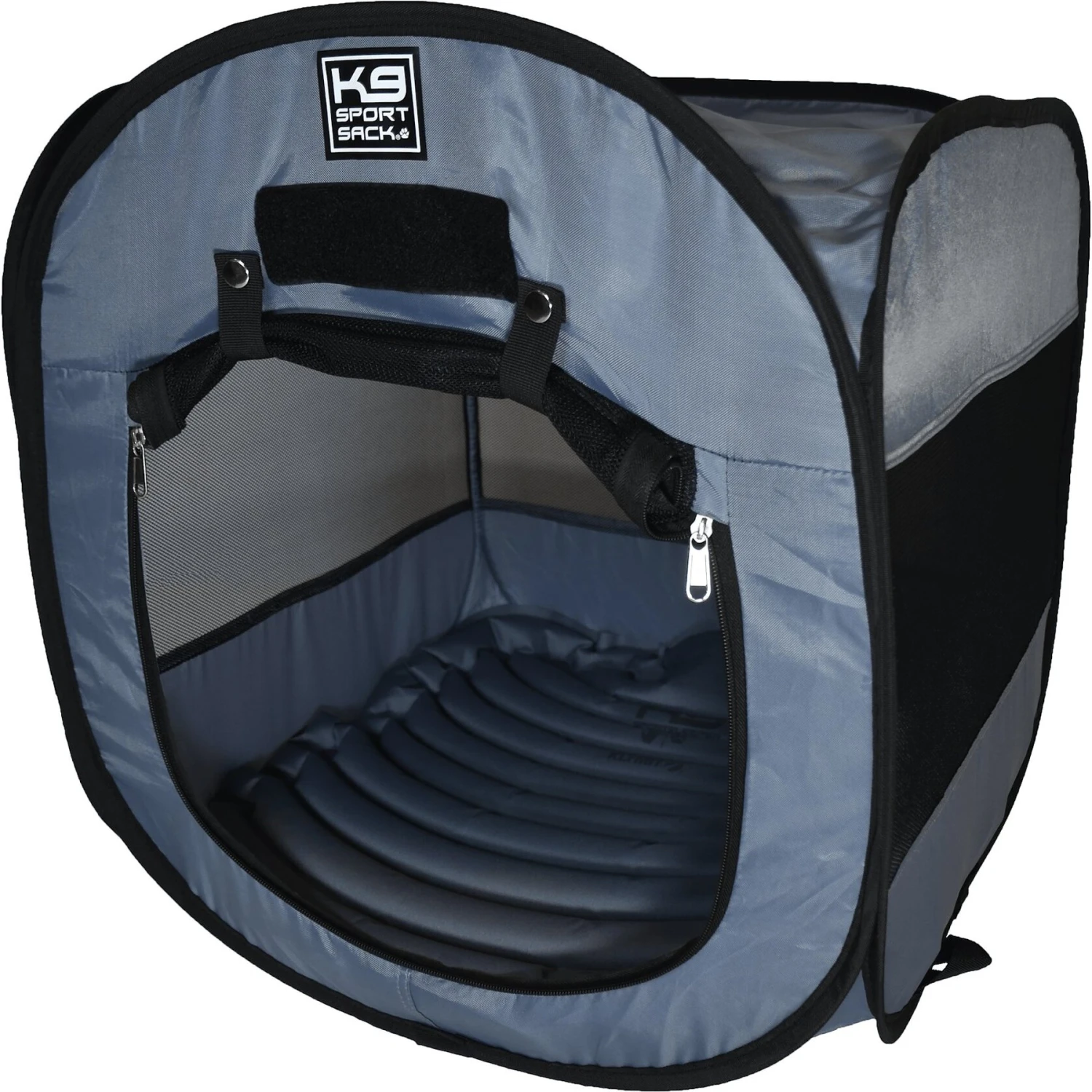 K9 Sport Sack Kennel Pop-Up Dog & Cat Tent, Grey 2 K9 Sport Sack Kennel Pop-Up Dog & Cat Tent, Grey - Image 2