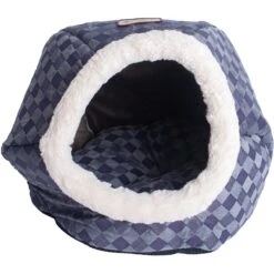 Armarkat Cuddle Cave Dog & Cat Bed, Blue Checkered -Pet Care Sales 219068 PT2. AC SS1800 V1603302696
