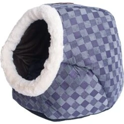 Armarkat Cuddle Cave Dog & Cat Bed, Blue Checkered -Pet Care Sales 219068 PT6. AC SS1800 V1603302385