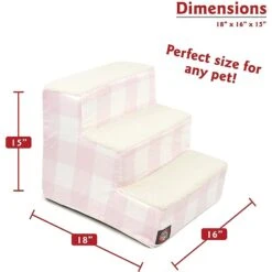 Majestic Pet Anderson Check Cat & Dog Stairs -Pet Care Sales 220033 pt2. AC SS1800 V1581431010