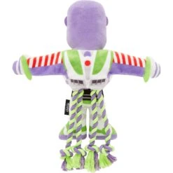 Pixar Buzz Lightyear Plush With Rope Squeaky Dog Toy -Pet Care Sales 220593 PT2. AC SS1800 V1612364804