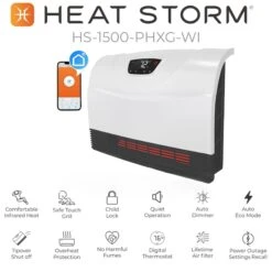 Heat Storm Infrared Smart 1500 Watt WiFi Heater -Pet Care Sales 225054 PT5. AC SS1800 V1703709135