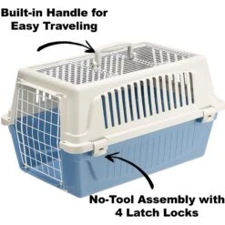 Ferplast ATLAS Two Door Top Load Plastic Dog & Cat Carrier -Pet Care Sales 226392 PT2. AC SS1800 V1583963894