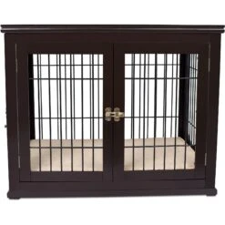 Internet's Best Double Door Furniture Style Dog Crate & End Table -Pet Care Sales 233361 PT6. AC SS1800 V1588165653