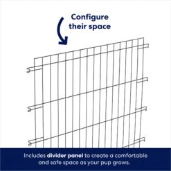 Frisco Heavy Duty Enhanced Lock Double Door Fold & Carry Wire Dog Crate & Mat Kit -Pet Care Sales 233736 PT6. AC SS1800 V1671661487