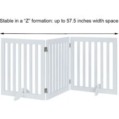 Unipaws 3 Panel Free Standing Dog Gate 12 Unipaws 3 Panel Free Standing Dog Gate -Pet Care Sales 241582 PT4. AC SS1800 V1600388187