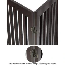 Unipaws 4 Panel Free Standing Dog Gate -Pet Care Sales 241588 PT6. AC SS1800 V1600385781