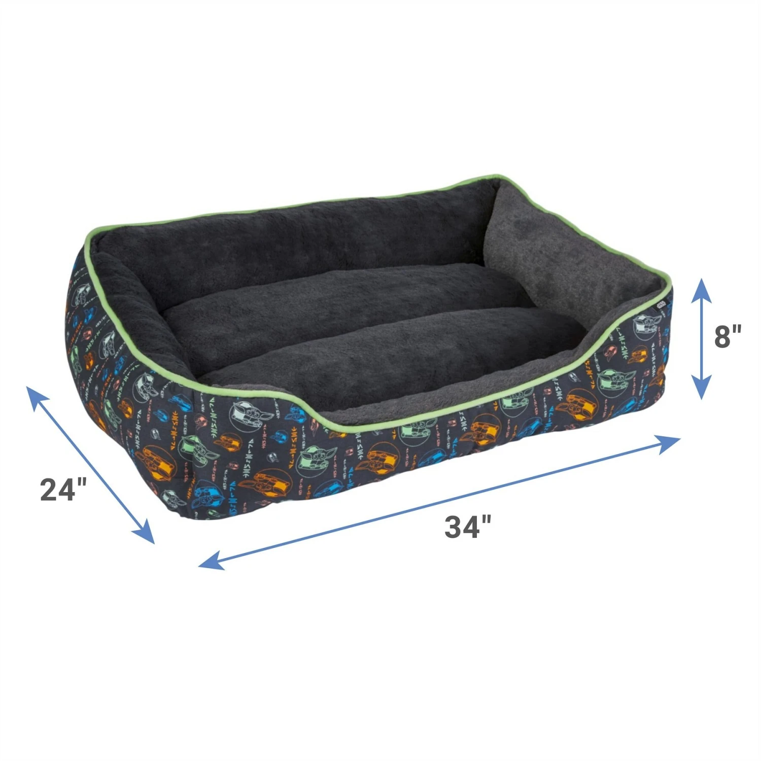 STAR WARS THE MANDALORIAN GROGU Bolster Cat & Dog Bed 2 STAR WARS THE MANDALORIAN GROGU Bolster Cat & Dog Bed - Image 2