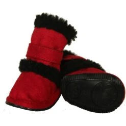 Pet Life Shearling Duggz Dog Shoes, 4 Count -Pet Care Sales 242510 PT2. AC SS1800 V1608234756