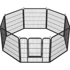 Yaheetech 8-Panel Dog Exercise Pen, Black 11 Yaheetech 8-Panel Dog Exercise Pen, Black -Pet Care Sales 242638 PT2. AC SS1800 V1687374463