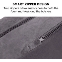 FurHaven Plush Deluxe Chaise Memory Top Cat & Dog Bed With Removable Cover 16 FurHaven Plush Deluxe Chaise Memory Top Cat & Dog Bed With Removable Cover -Pet Care Sales 242789 PT7. AC SS1800 V1703800304