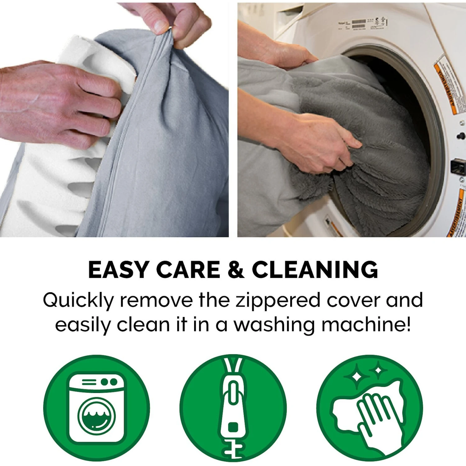 FurHaven Orthopedic Plush & Suede Sofa Dog & Cat Bed & Blanket, Gray, Large 8 FurHaven Orthopedic Plush & Suede Sofa Dog & Cat Bed & Blanket, Gray, Large - Image 8