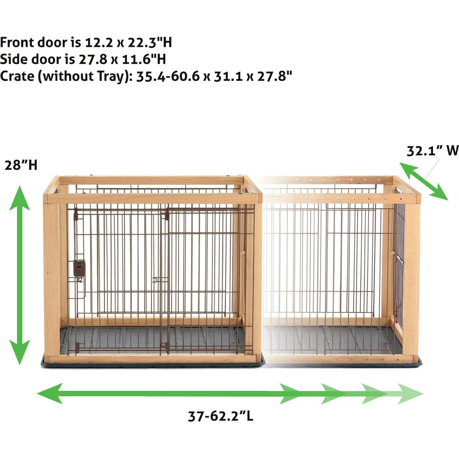 Richell Expandable Dog Crate 3 Richell Expandable Dog Crate - Image 3
