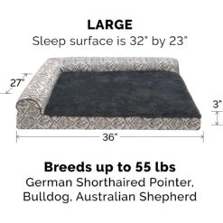 FurHaven Southwest Kilim Orthopedic Deluxe Chaise Dog & Cat Bed 13 FurHaven Southwest Kilim Orthopedic Deluxe Chaise Dog & Cat Bed -Pet Care Sales 244369 PT4. AC SS1800 V1687353458