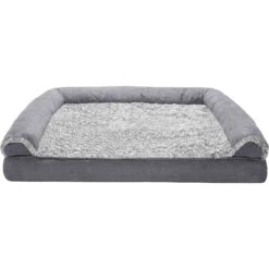 FurHaven Faux Fur & Suede Memory Foam Sofa Dog & Cat Bed 11 FurHaven Faux Fur & Suede Memory Foam Sofa Dog & Cat Bed -Pet Care Sales 244428 PT2. AC SS1800 V1606815769