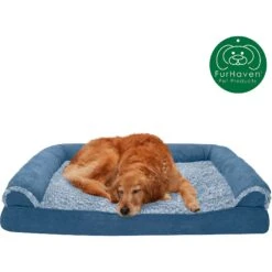 FurHaven Faux Fur & Suede Cooling Gel Sofa Dog & Cat Bed 12 FurHaven Faux Fur & Suede Cooling Gel Sofa Dog & Cat Bed -Pet Care Sales 244475 PT3. AC SS1800 V1606782730