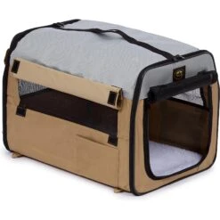 Pet Life Folding Zippered Wire-Framed Dog Crate -Pet Care Sales 245207 PT2. AC SS1800 V1596645055